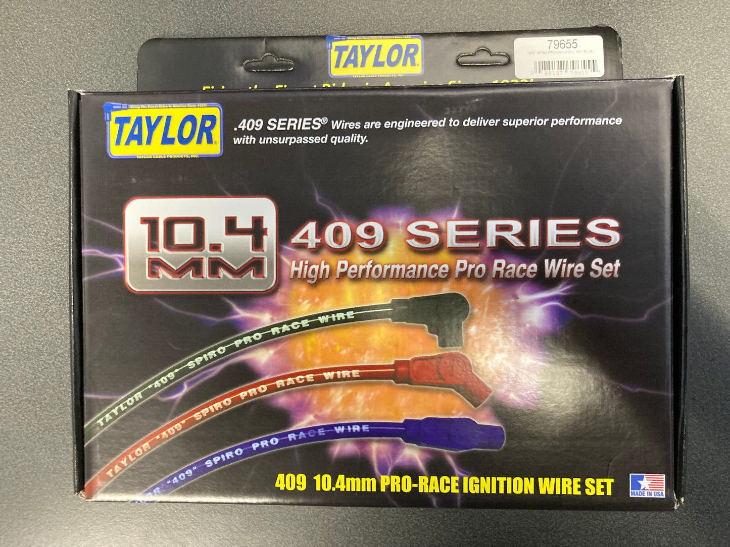 Taylor 409 10.4MM Universal Wire Set fit V8's Straight Spark Plug Boot