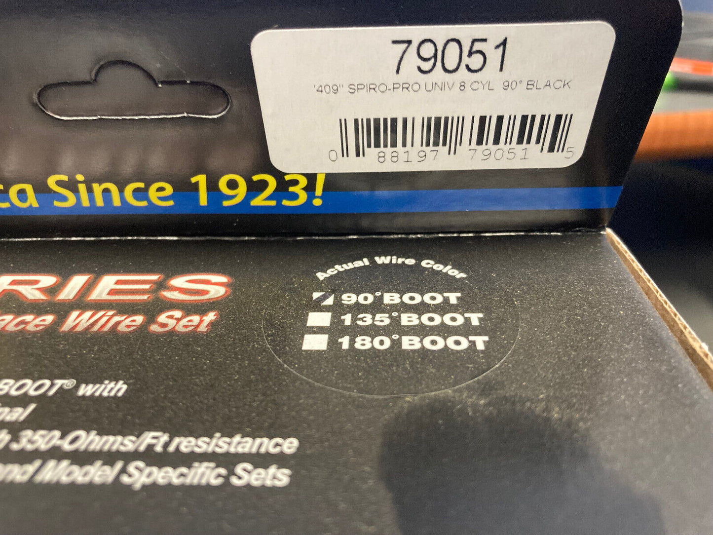 Taylor 409 10.4MM Universal Wire Set fit V8's 90 Degree Spark Plug Boot