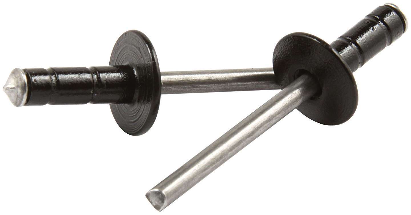 Allstar Performance Med Hd Rivet Black 250pk Multi Grip