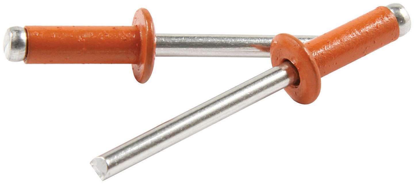 Allstar Performance Sm Hd Rivet Orange Alum 250pk