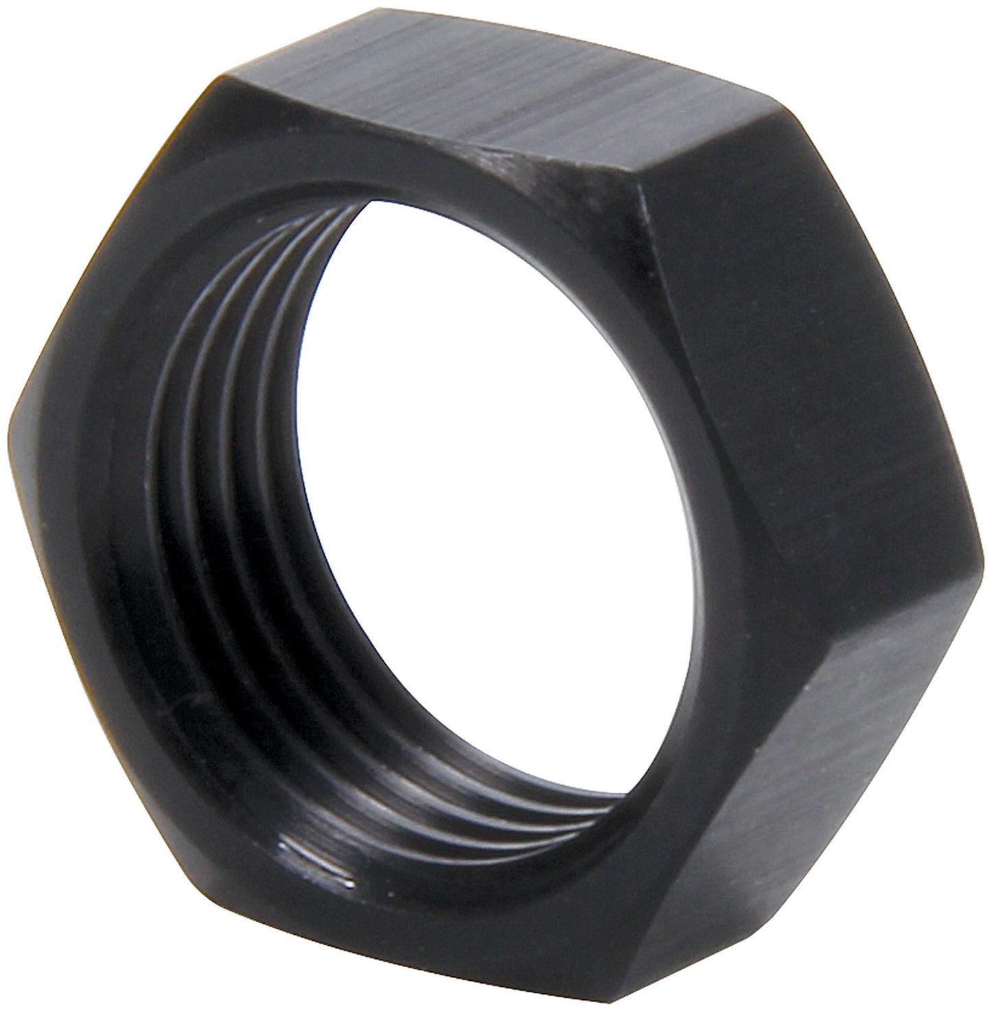 Allstar Performance 5/8-18 LH Alum Jam Nuts Thin O.D. Black 50pk