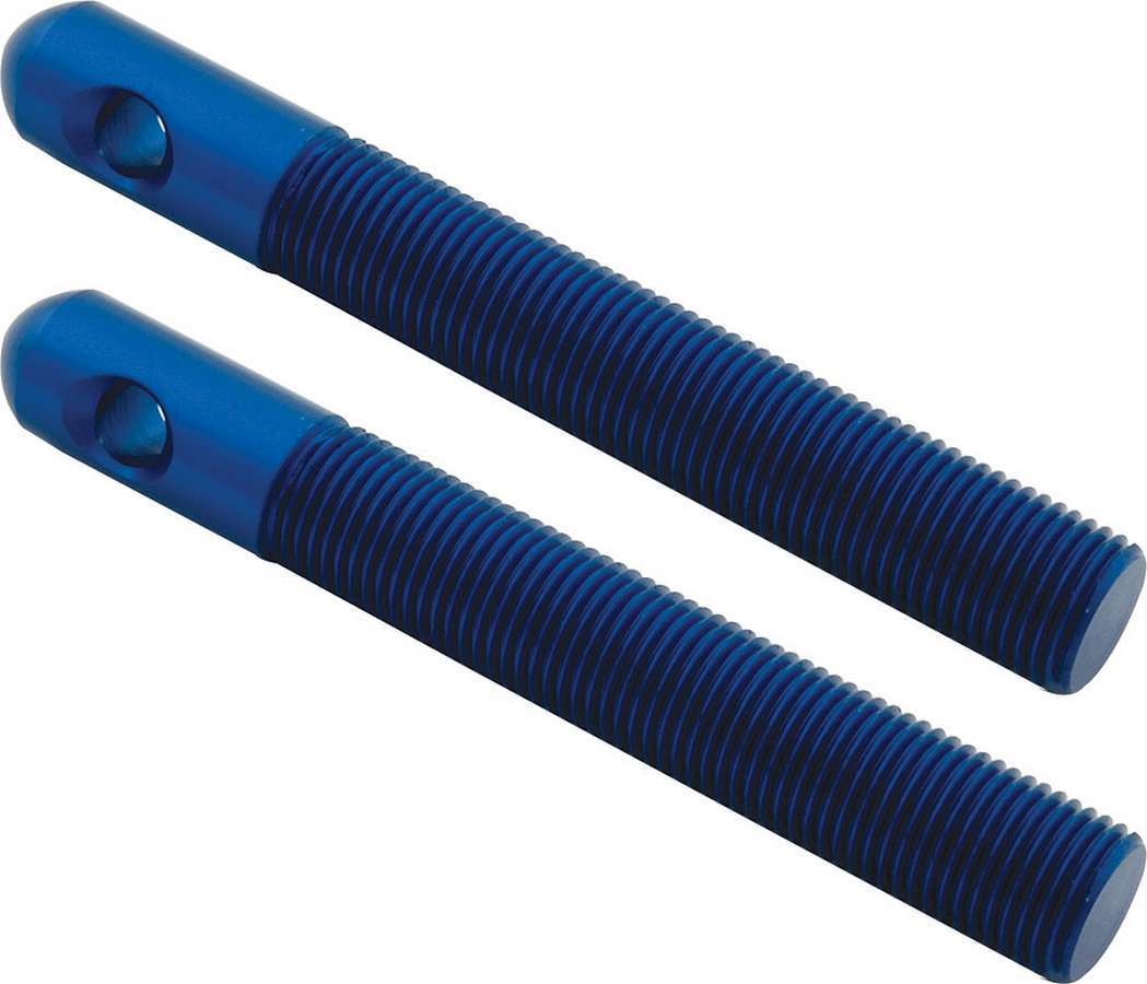 Allstar Performance Alum Hood Pins 1/2in 1/4in Holes Blue 2pk
