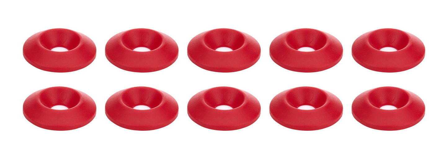 Allstar Performance Countersunk Washer Red 10pk