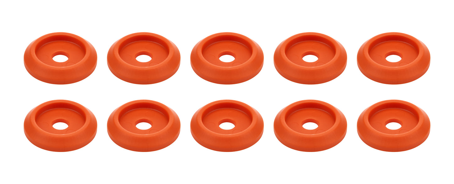 Allstar Performance Body Bolt Washer Plastic Orange 10pk