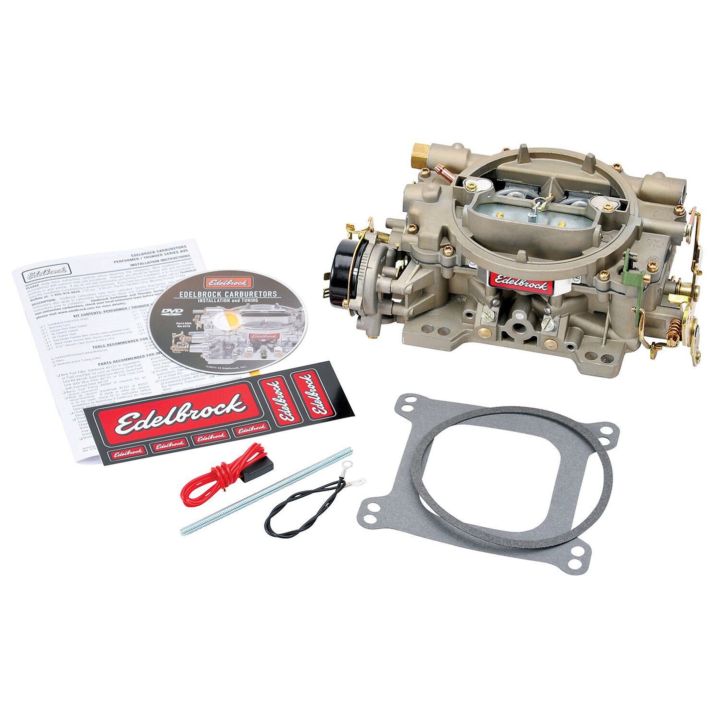 Edelbrock 1409 Performer Marine 600 cfm 4 Barrel Carburetor with Electric Choke