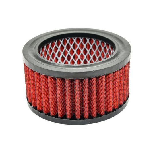 4" X 2" Red Reusable Cotton Air Filter Element