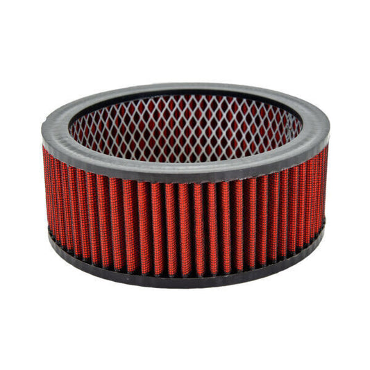 6.5"  X 2.5 " Red Reusable Cotton Air Filter Element K&N Style