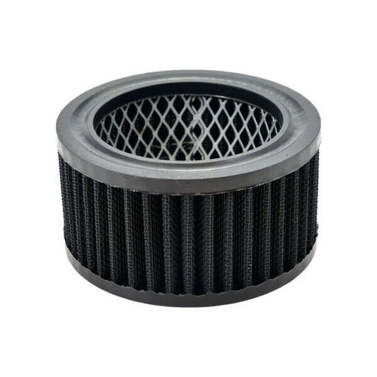 4" X 2" Black Reusable Cotton Air Filter Element