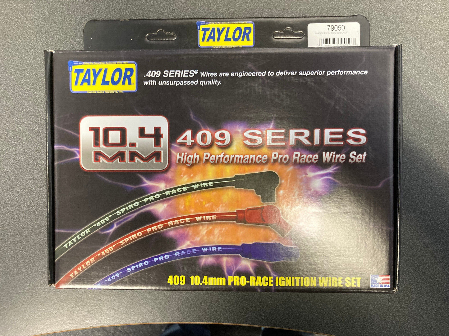 Taylor  409 10.4MM  Universal Wire Set fit GM LS V8's  90 Degree Spark Plug Boot