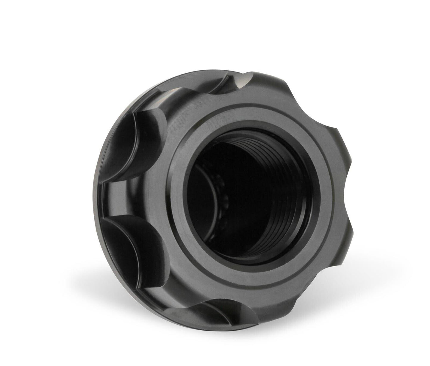 Screw In Billet Aluminum Vented Oil Fill Cap 10AN Female 16AN Male GM LS  Coyote