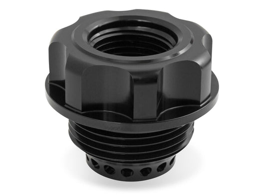 Screw In Billet Aluminum Vented Oil Fill Cap 10AN Female 16AN Male GM LS  Coyote