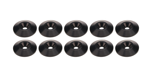 Allstar Performance Countersunk Washer Black #10 10pk