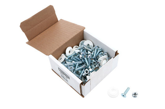 Allstar Performance Countersunk Bolt Kit White 50pk