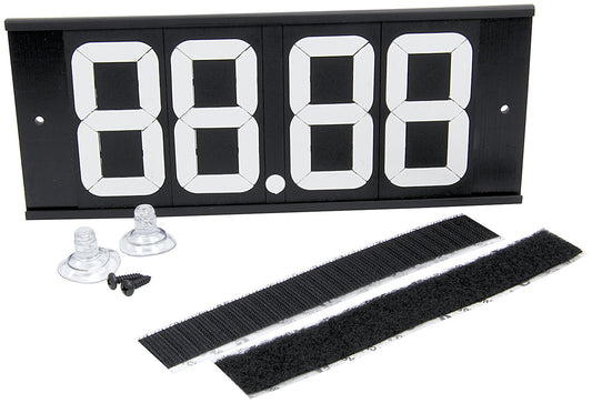 Allstar Performance Dial-In Board 4 Digit w/ Suction Cups and Velcro