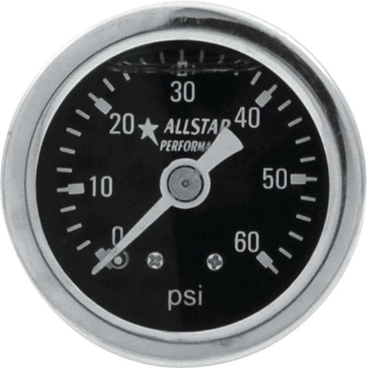 Allstar Performance 1.5in Gauge 0-60 PSI Liquid Filled