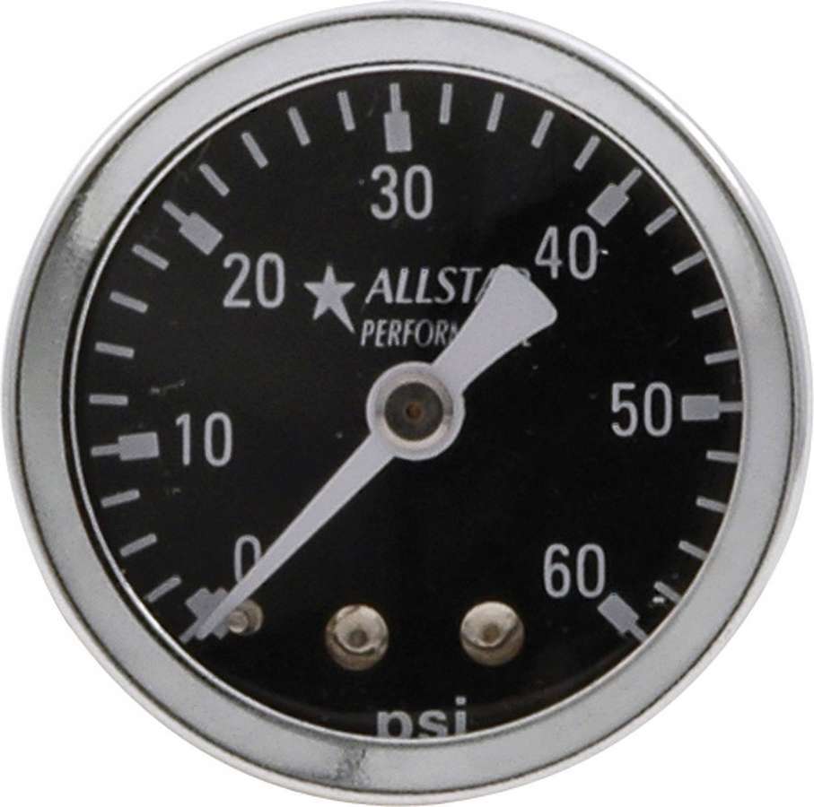 Allstar Performance 1.5in Gauge 0-60 PSI Dry Type