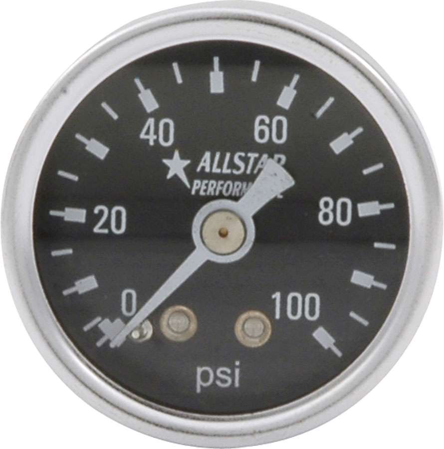 Allstar Performance 1.5in Gauge 0-100 PSI Dry Type