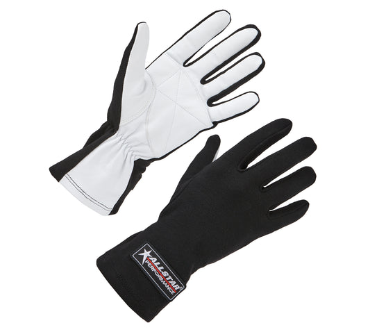 Allstar Performance Driving Gloves Non-SFI S/L Black Large