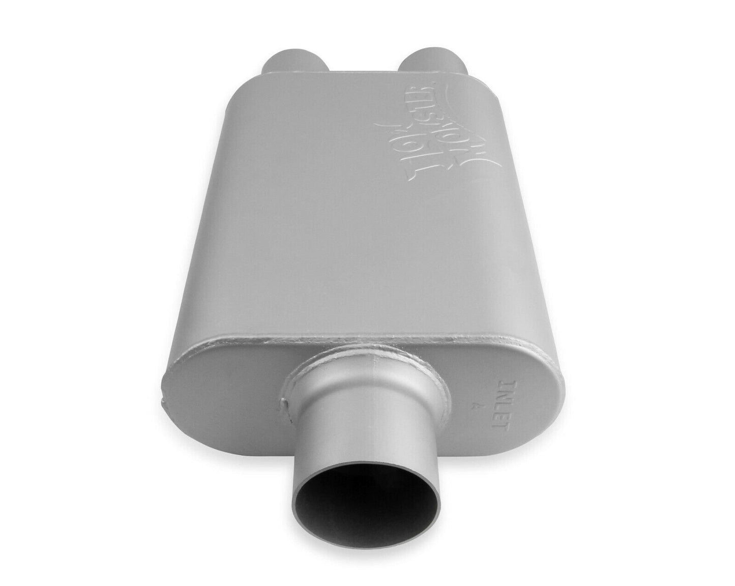 Flowmaster 430402-FM Flowmonster 2-Chamber  Muffler 3.0" Inlet Dual 2.50" Outlet