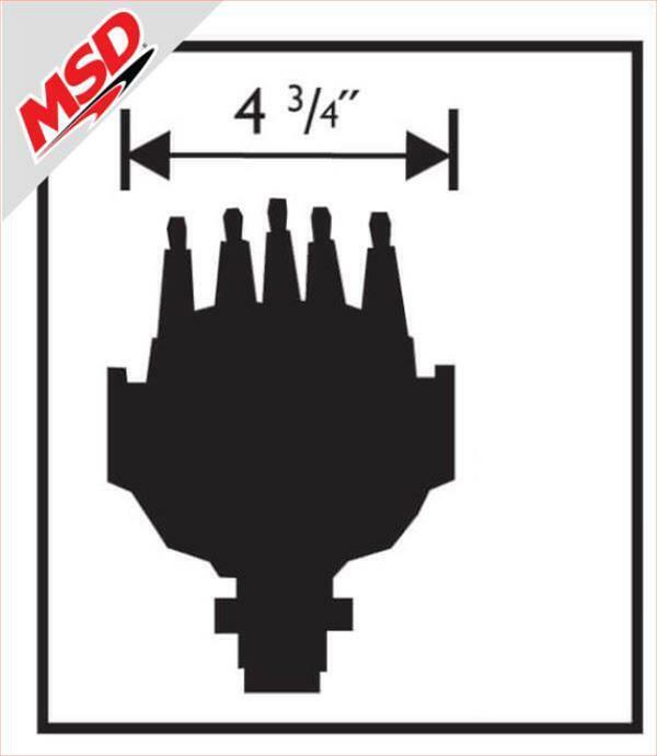 MSD 84315  Small Diameter Cap/Rotor Kit Fits MSD Billet Distributors