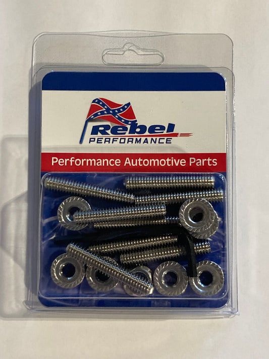 Small Block Chevy Vortec V8 Stainless Steel Intake Manifold Stud Kit