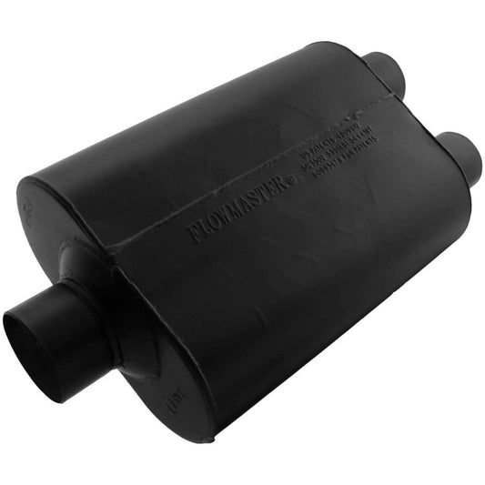 Flowmaster 9530452 Super 40 Muffler 3.00 Center Inlet / 2.50 Dual Outlet