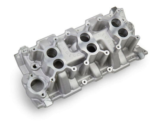 Weiand 7550 3x2 Dual Plane Intake Manifold For Chevy Small Block V8