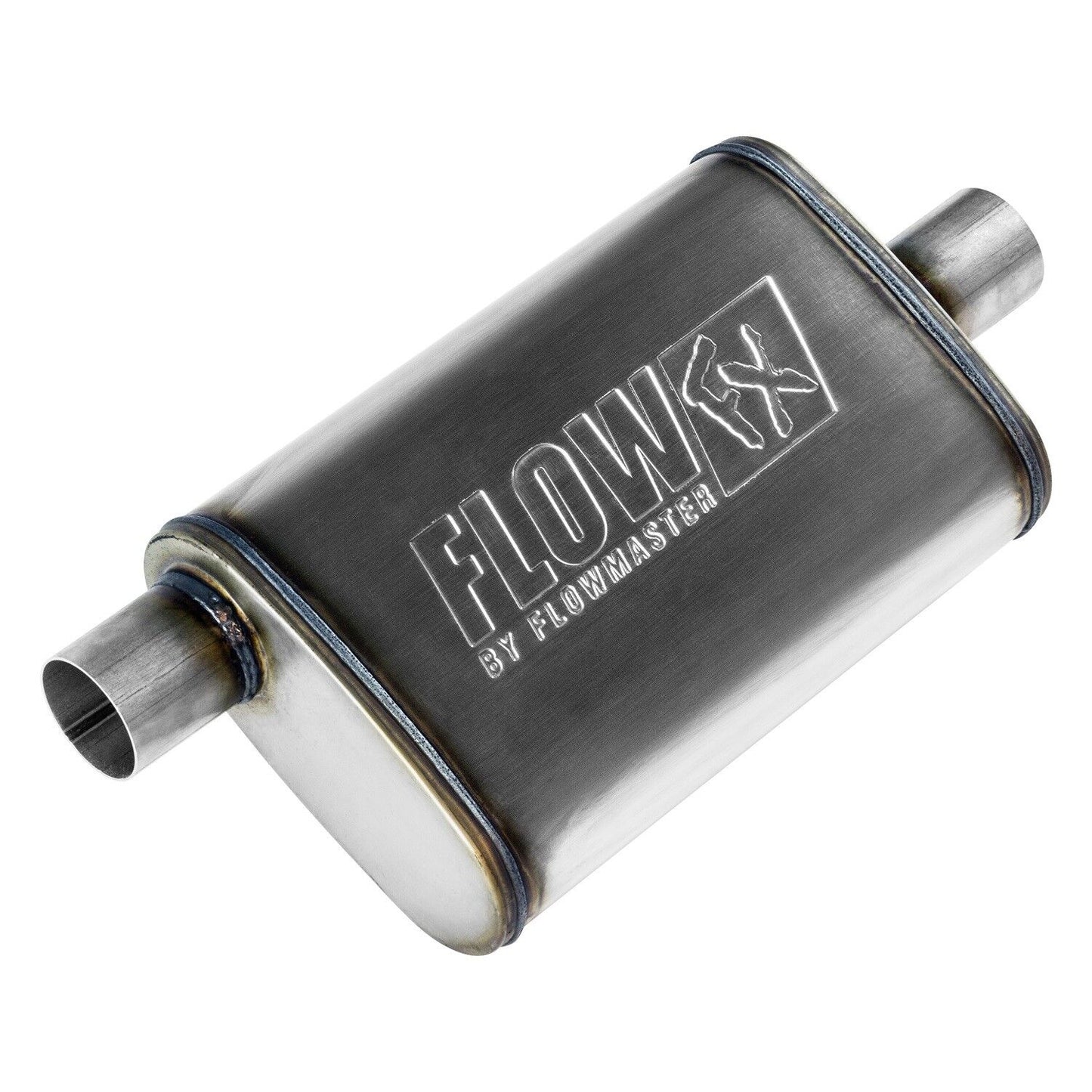 Flowmaster 71225 FlowFX Muffler 409S - 2.25 Offset In/ 2.25 Center Out