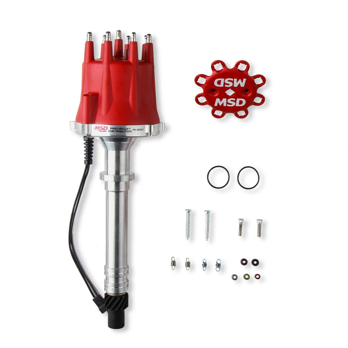 MSD Ignition 85551K Billet Distributor Ignition Kit Fits Small Block Chevy V8's
