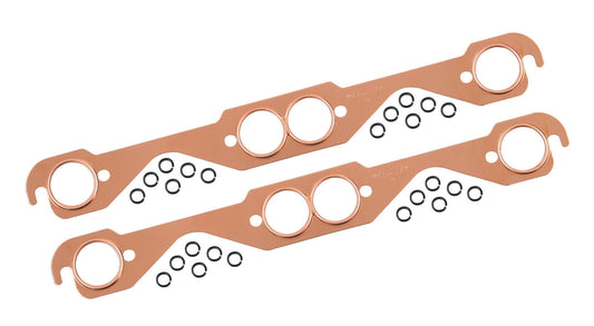 Mr Gasket 7150MRG Small Block Chevy CopperSeal Header Gasket Set Round Port