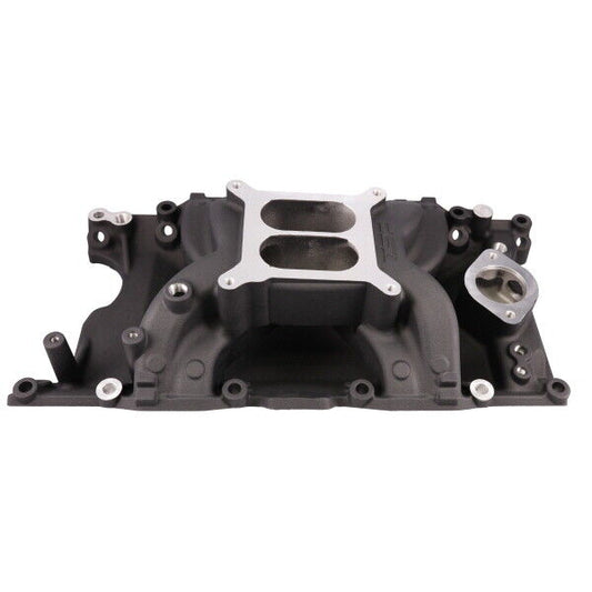 Small Block Mopar Aluminum  Air Gap Intake Manifold 318 340 360 Black Finish