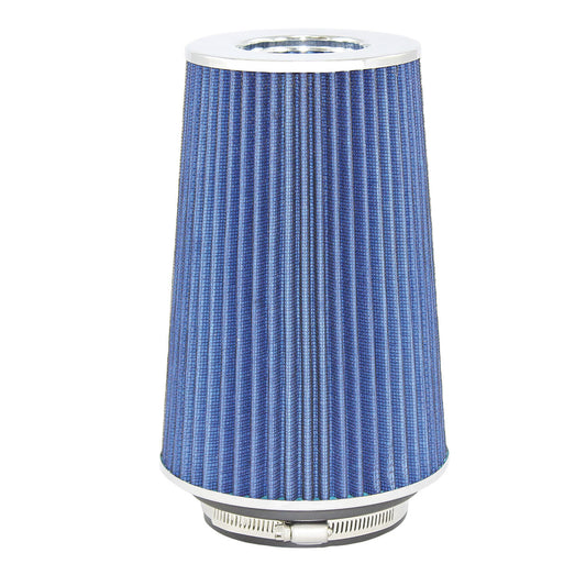 Blue 10"  Tall Pro-Flo Washable Conical Air Filter with 3", 3.5" and 4" Inlet