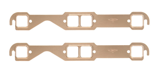 Mr Gasket 7151MRG Small Block Chevy CopperSeal Header Gasket Set Square Port