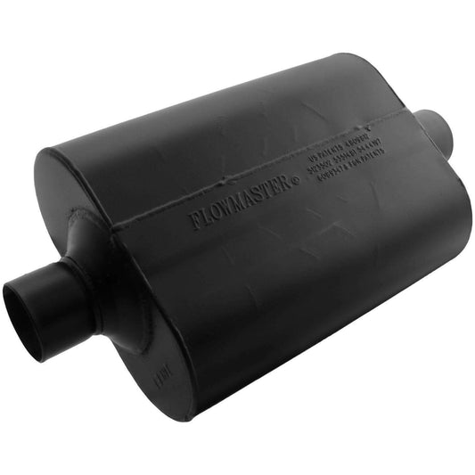 Flowmaster 952545 Super 40 Muffler 2.5" Center Inlet 2.5" Center Outlet