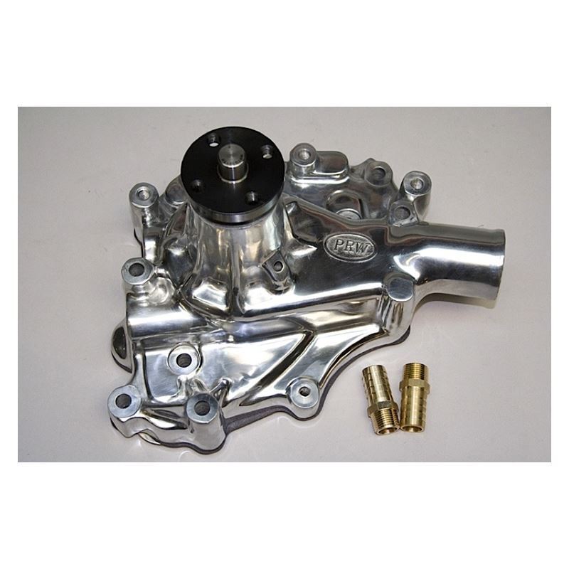 PRW 1430210 Polished High Perf Alum Water Pump FORD  302  351W  1970 to 1987