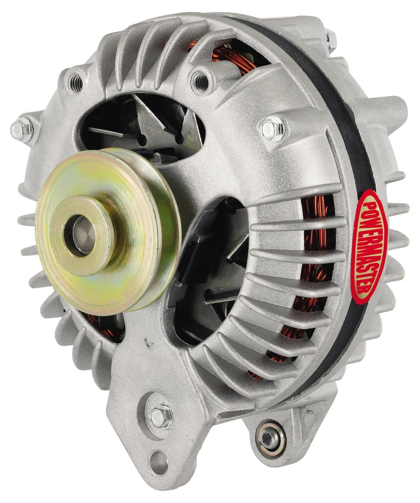 Powermaster 7018 Chrysler Round Back Alternator 95 Amp 1 groove V Pulley