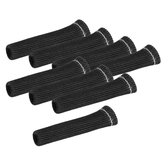 Universal Black Spark Plug  Boot Protectors Set of 8  Good for 1200 Degrees