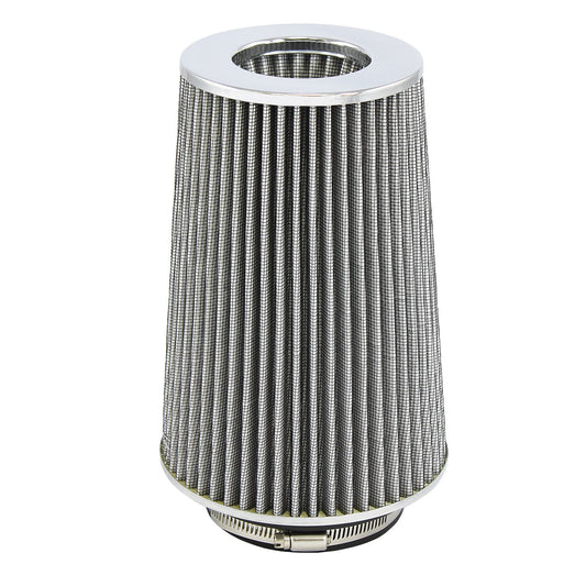 White 10"  Tall Pro-Flo Washable Conical Air Filter with 3", 3.5" and 4" Inlet