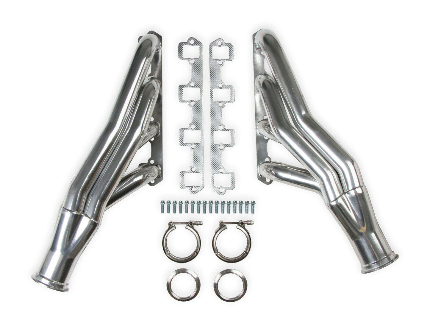 FlowTech 32169FLT Small Block Ford Turbo Headers - Ceramic Coated