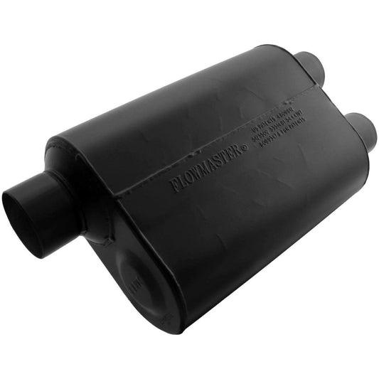 Flowmaster 9530462 Super 40 Muffler 3.00 Offset Inlet / 2.50 Dual Outlet