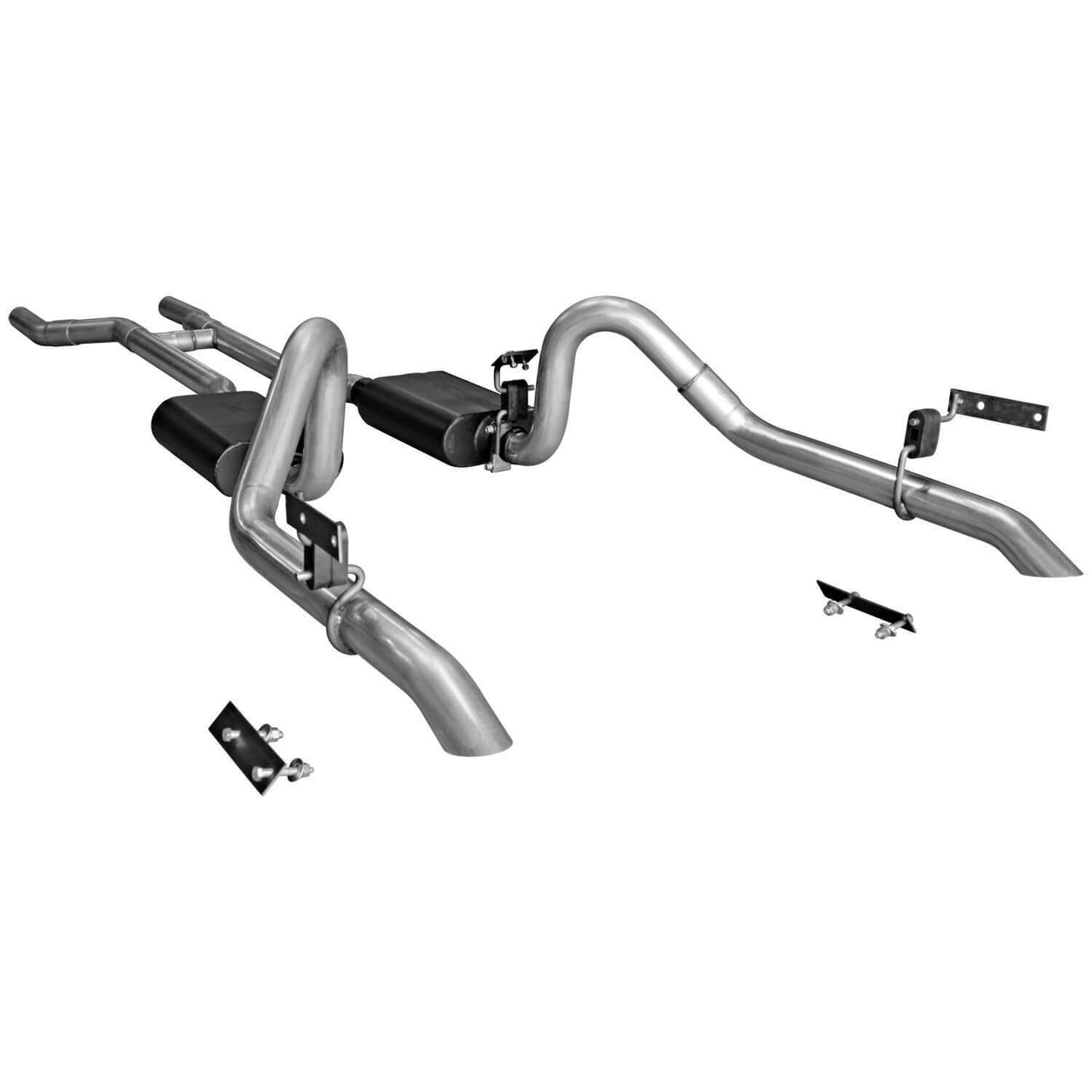 Flowmaster 17282 American Thunder Exhaust Kit Fits 1967-1970 Ford Mustang