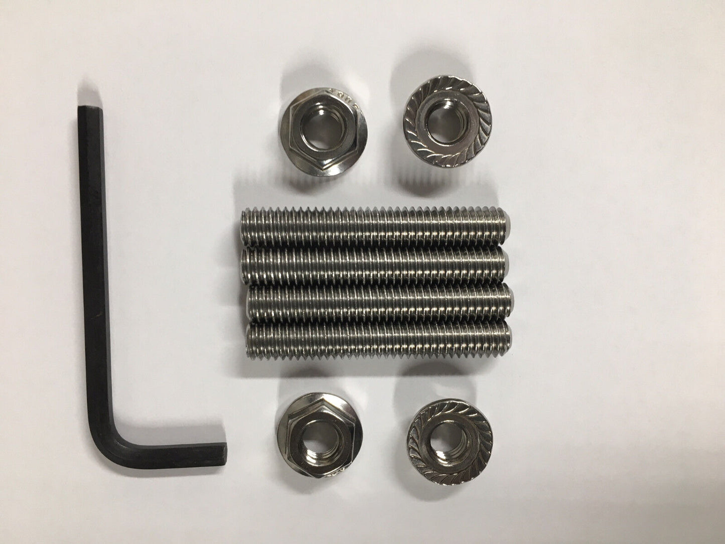 Stainless Steel Carb Stud Kit  fits  Holley and Edelbrock Carbs 2"  Long