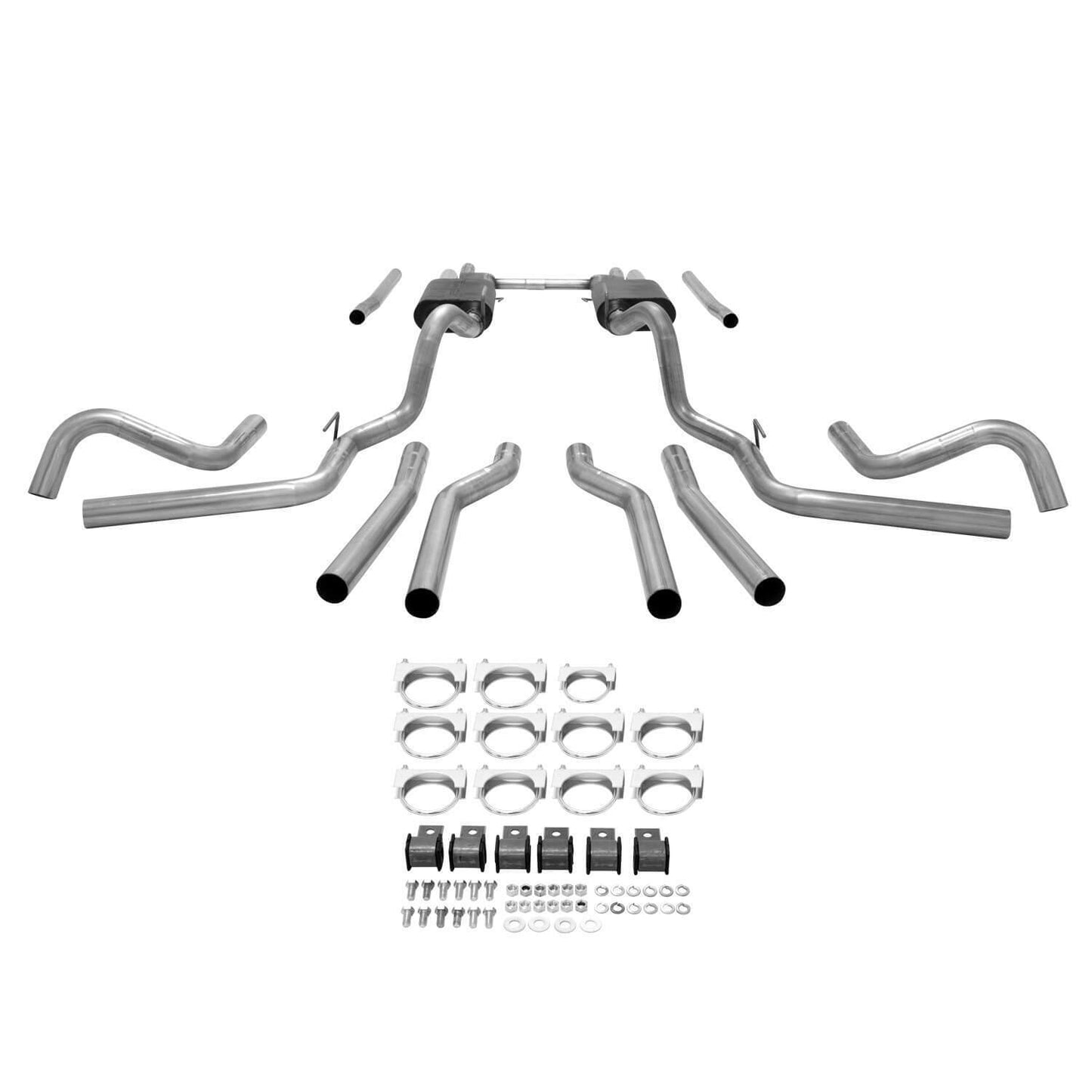 Flowmaster 17654 American Thunder Exhaust Kit Fits 1967-1972 Chevrolet C10 C15