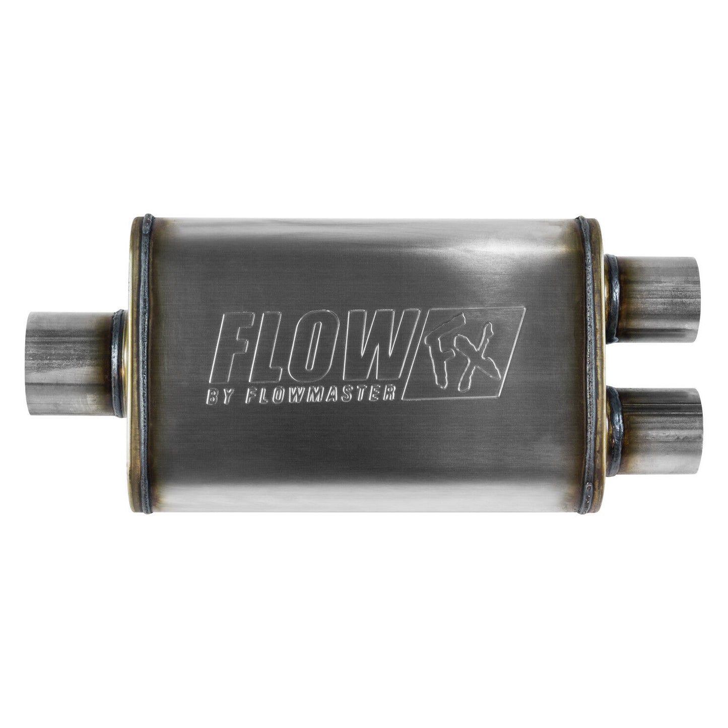 Flowmaster 72198 FlowFX Muffler 409S - 3.00 Center In/ 2.50 Dual Out