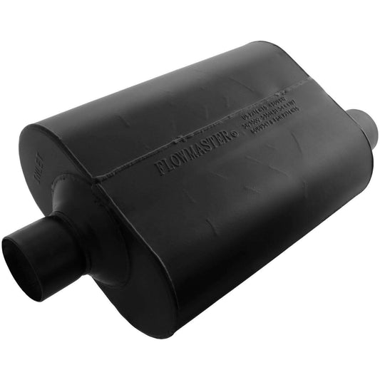 Flowmaster 952547 Super 40 Muffler 2.5" Center Inlet/ Offset Outlet