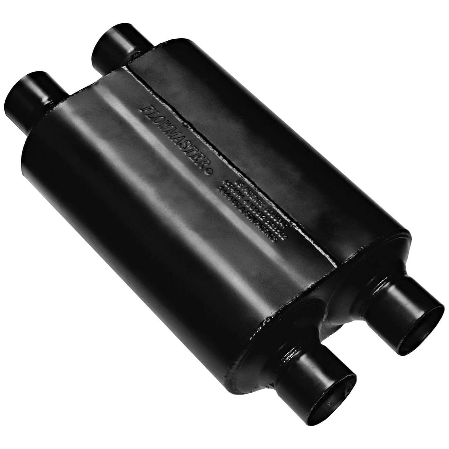 Flowmaster 9525454 Super 40 Muffler 2.5" Dual Inlet 2.5" Dual Outlet