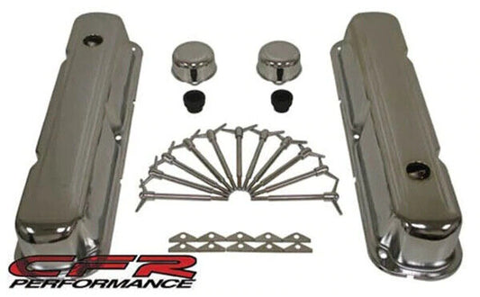 Small Block Mopar LA V8 273 318 340 360 Chrome Valve Cover Kit