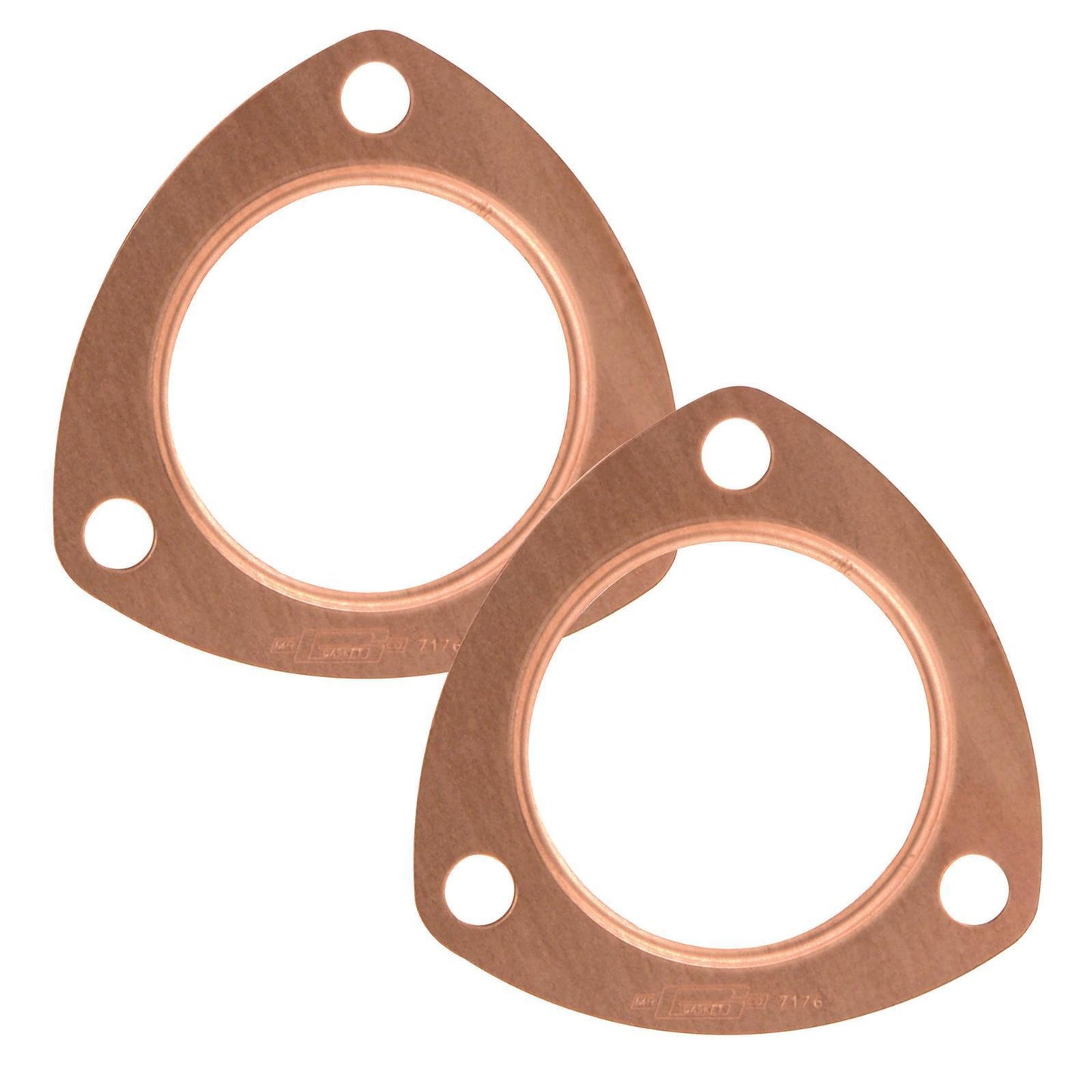 Mr Gasket 7176C  2.5" Copper Exhaust Collector Flange Gasket Set