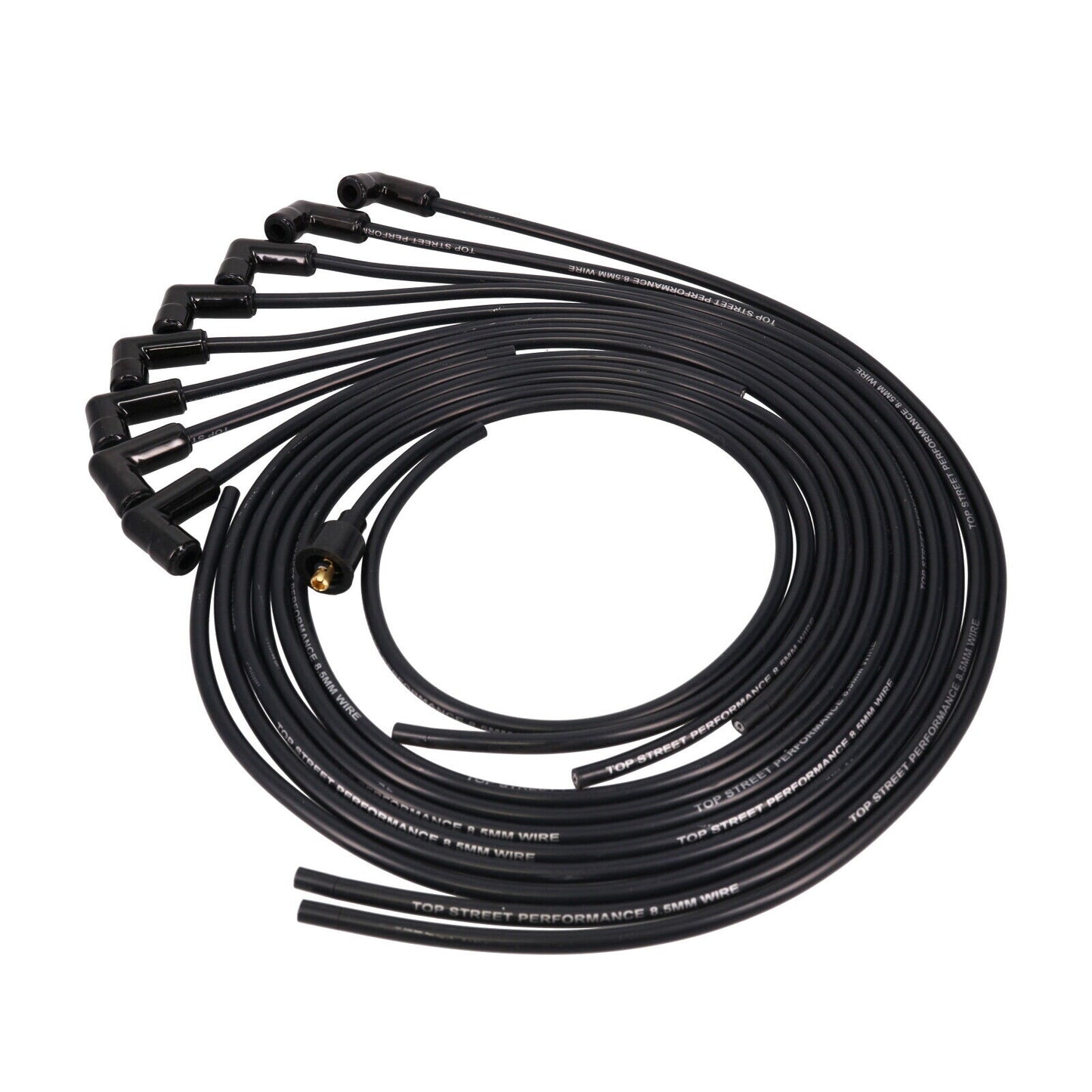 8.5mm Universal Spark Plug Wire Set with 90 Degree Ceramic Plug Boots