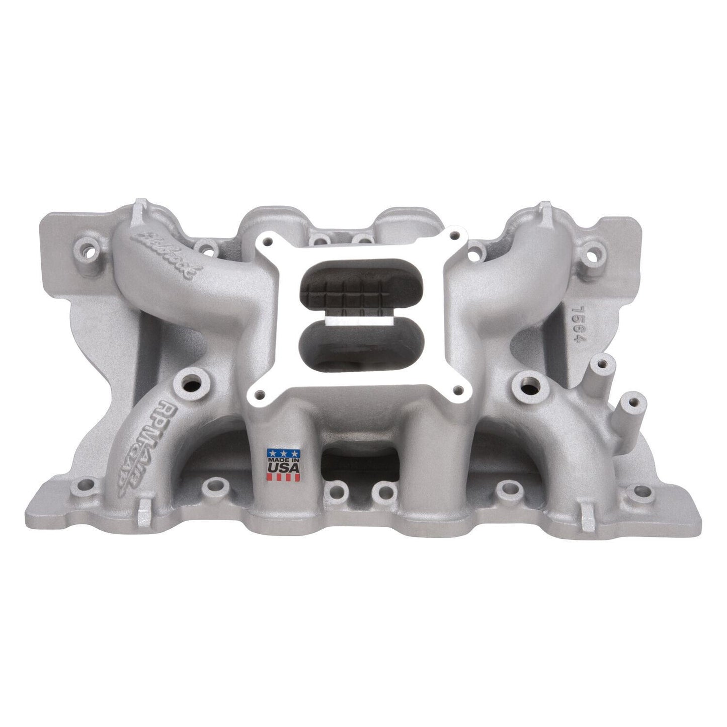 Edelbrock 7564 RPM Air-Gap Small Block Ford 351C Intake Manifold with 2V Heads